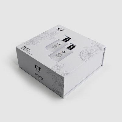 Custom Luxury hand body wash and lotion set Paper Packaging Gift Box With Logo