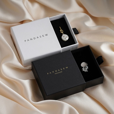 Custom Logo Leather Jewelry Earring Bracelet Necklace Ring Packaging Box